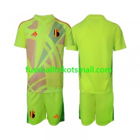 Fußballtrikots Belgien Torwart Kinder EURO 2024 Kurzarm Auswärts-trikot kaufen